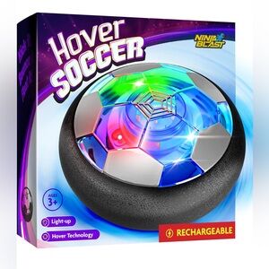 Ninja Blast Hover Soccer Ball Light-Up Rechargeable Indoor Toy NEW